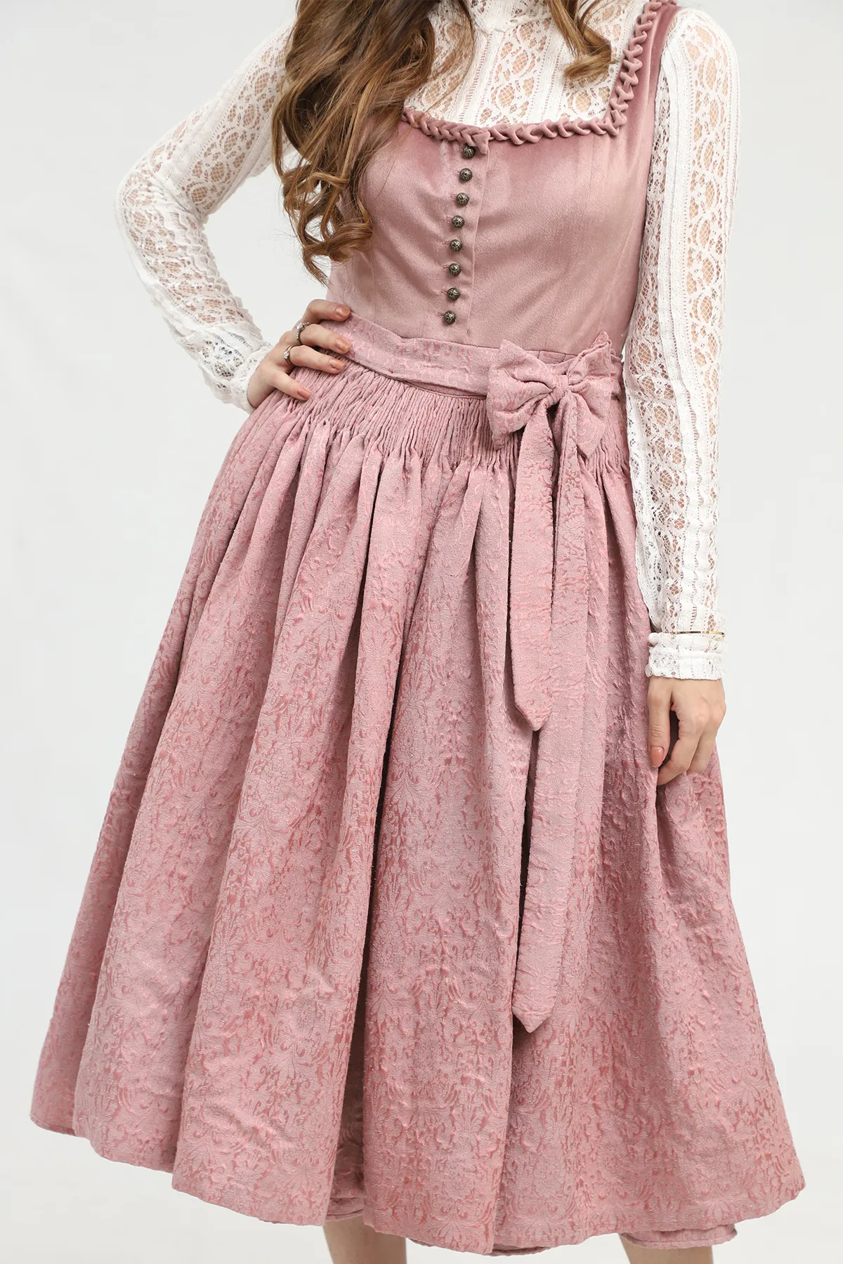 Light Purple German Dirndl Dress - Image 2