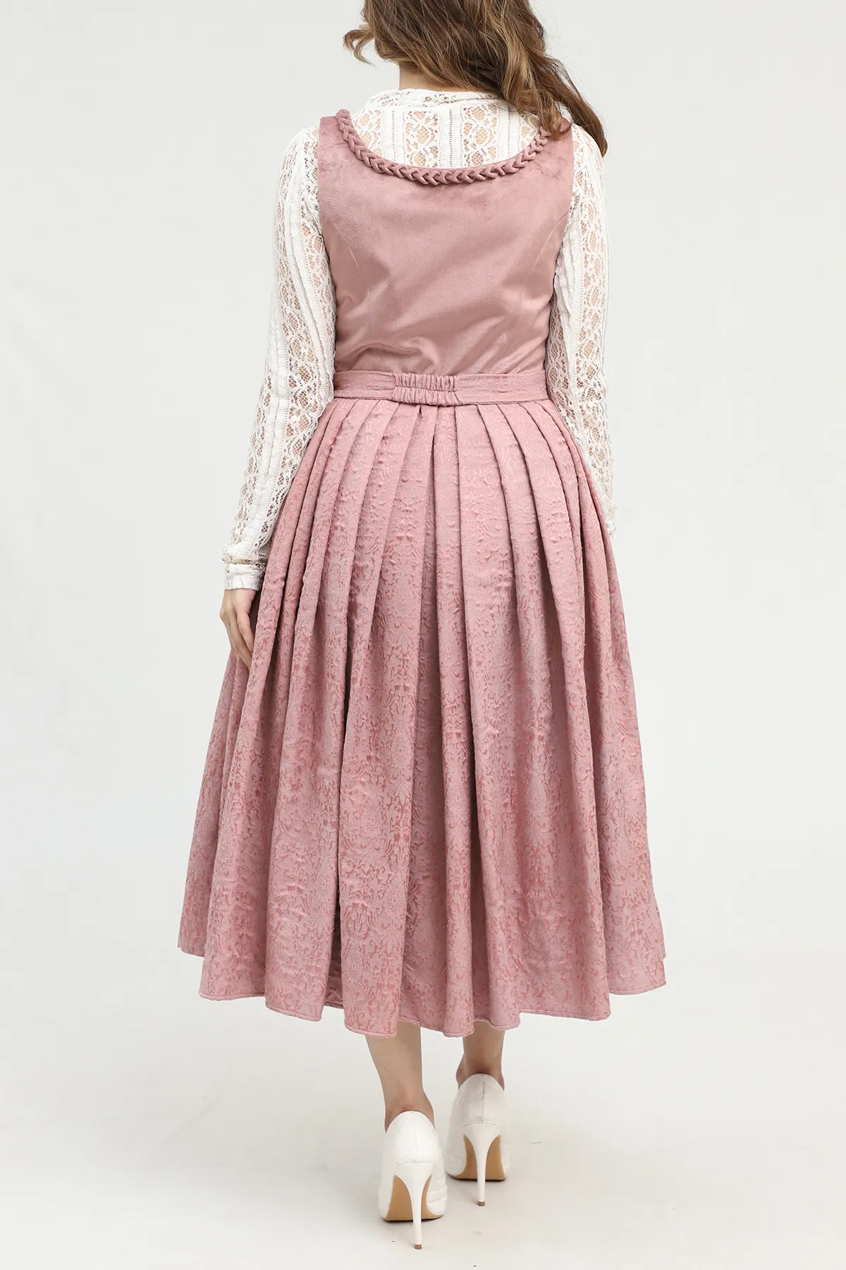 Light Purple German Dirndl Dress - Image 3