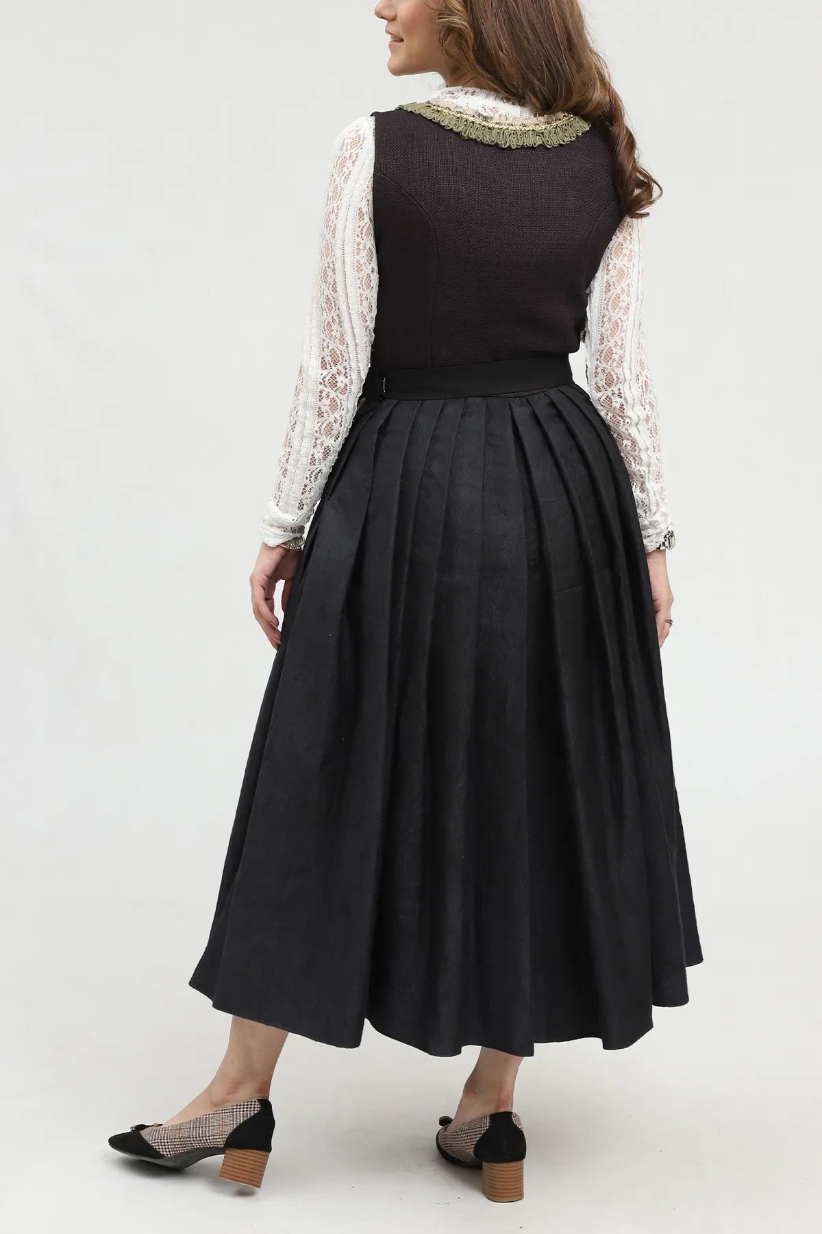 Black German Dirndl Dress - Image 3